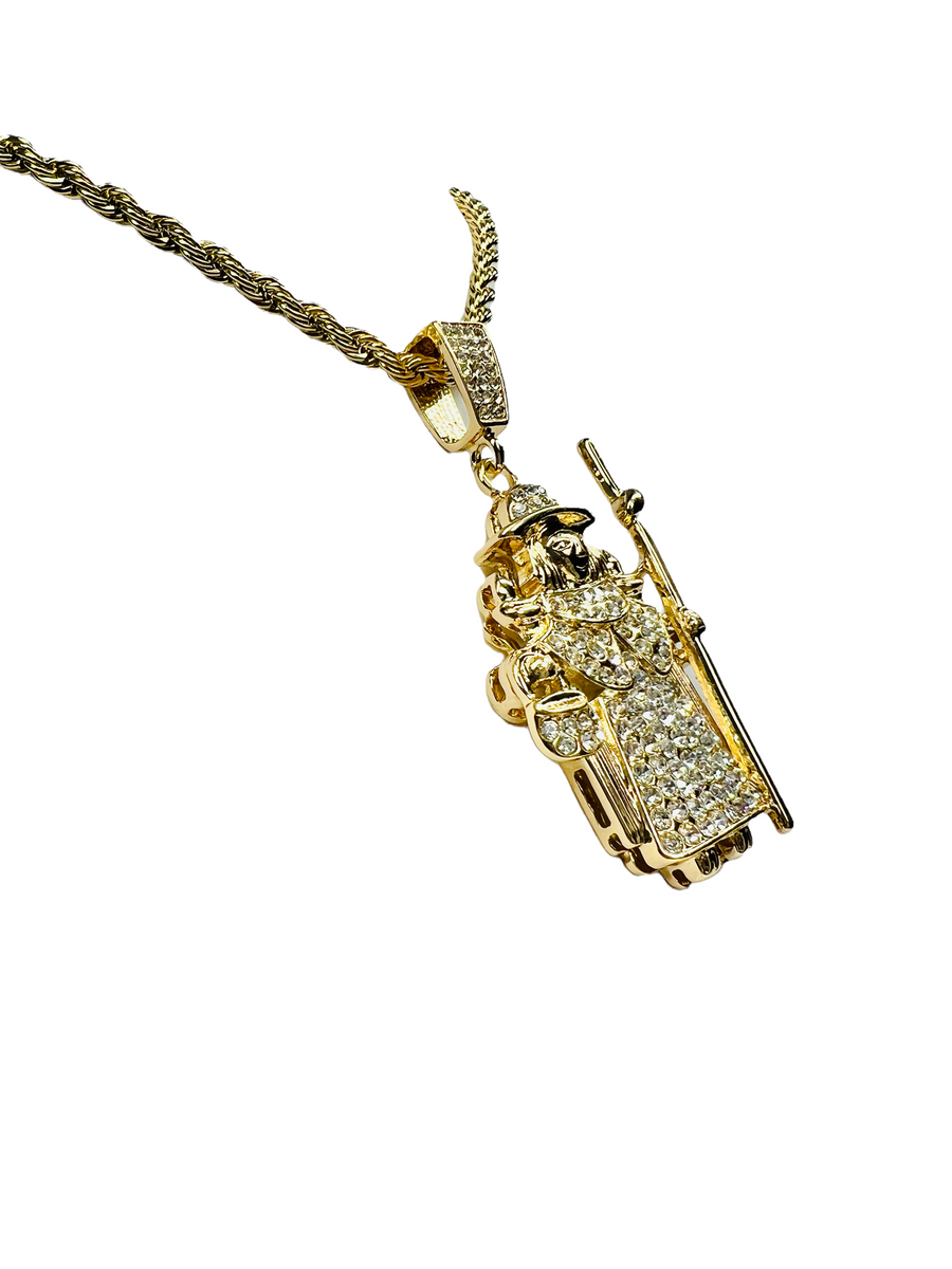 Holy Infant of Atocha Gold Plated Pendant Charm Necklace Chain Nino De  Atocha Medalla Cadena Collar Oro Laminado Catholic Gift Communion 