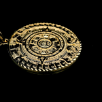 Aztec Calendar Pendant (10K Gold)