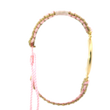 Our Lady of Guadalupe Pink and Gold Bracelet