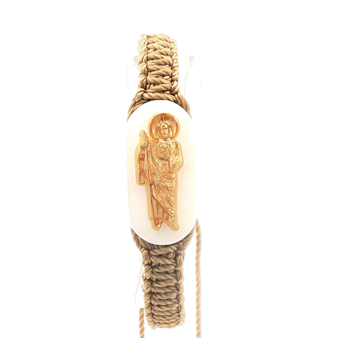St Jude Tan Reversible Bracelet