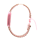 Our Lady of Guadalupe Pink and Tan Bracelet