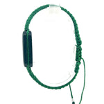 Jesus Malverde Green Rope Bracelet