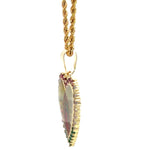 Our Lady of Guadalupe Heart Necklace (24K Gold Filled)