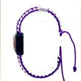 St Michael Purple White Bracelet