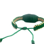 St Jude Cross Green and Tan Bracelet