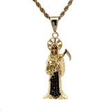 Santa Muerte Necklace (24K Gold Filled)