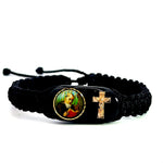 St Benedict Cross Black Bracelet