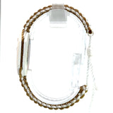 Our Lady of Guadalupe White Gold Reversible Bracelet