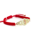 Our Lady of Guadalupe Red Plated Bracelet