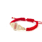 Our Lady of Guadalupe Red Plated Bracelet