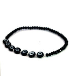 Evil Eye Protection Black Bracelet (Sterling Silver 925)