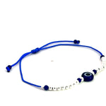 Evil Eye Protection Blue Bracelet (Sterling Silver 925)