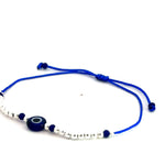 Evil Eye Protection Blue Bracelet (Sterling Silver 925)