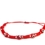 Evil Eye Protection Red Bracelet (Sterling Silver 925)