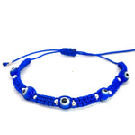 Evil Eye Protection Blue Bracelet (Sterling Silver 925)