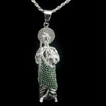 Large St Jude Necklace (Sterling Silver 925)