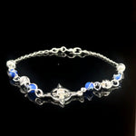 Witch Knot Evil Eye Bracelet (Sterling Silver 925)