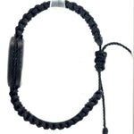 Jesus Malverde Black Handmade Bracelet