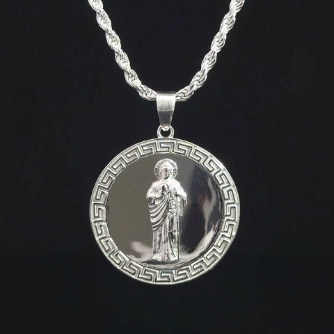 St Jude Necklace (Sterling Silver .925)