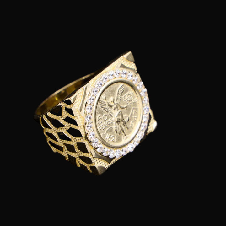 Centenario Nugget Ring (14K Gold) – Rosarios Y Mas