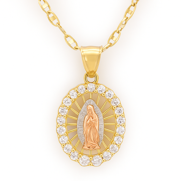 Our Lady of Guadalupe - 14K Solid Gold