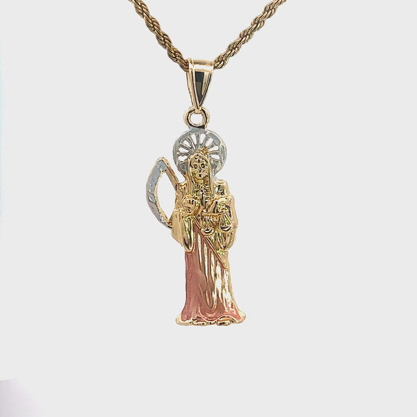 Santa Muerte Necklace (24K Gold Filled)