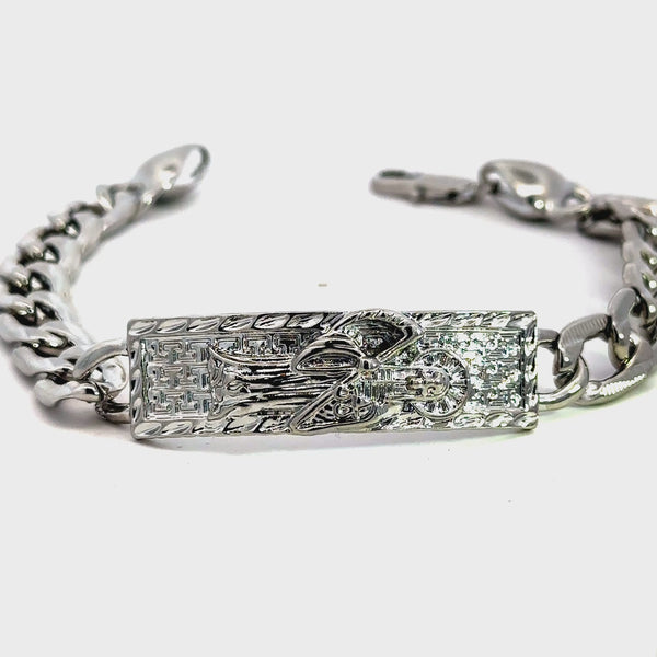 Santa Muerte Bracelet (24K Gold Filled)