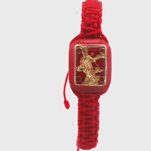 St Michael Red Bracelet