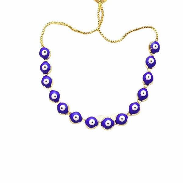 Blue Evil Eye Hamsa Hand (GOLD FILLED)