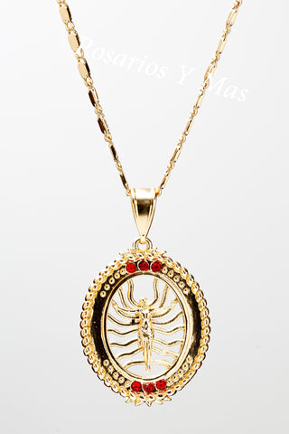 Crucifix Pendant with 24" Necklace (24K Gold Filled)