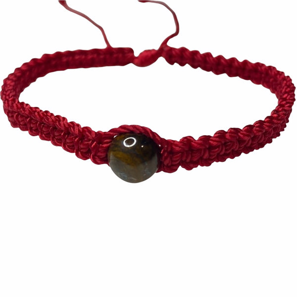 Tiger Eye Knotted Rope Hand Made