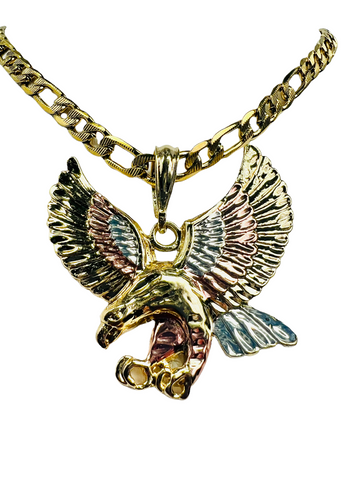 Eagle with 26" Necklace (24K Gold Filled)