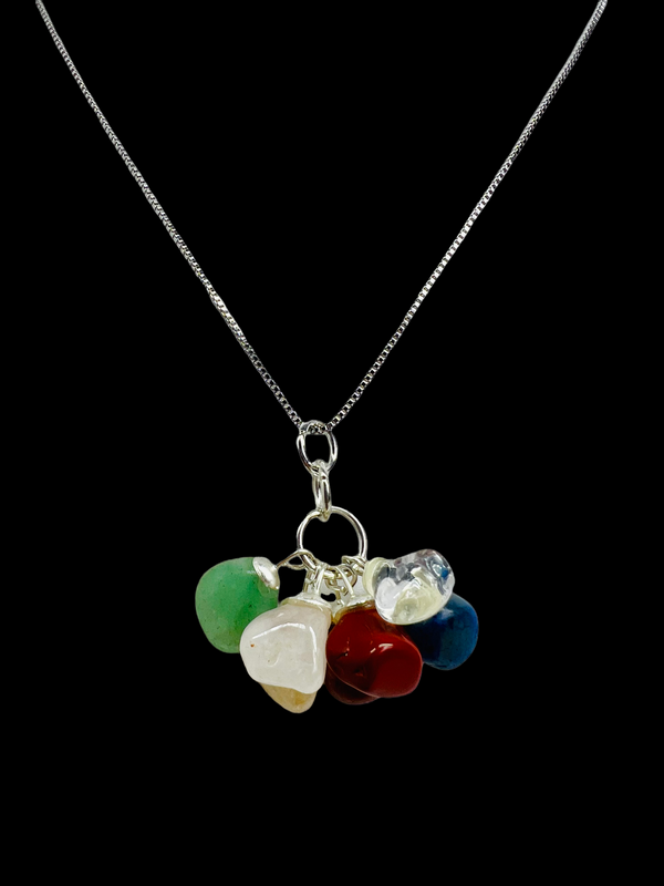 7 Chakras Pendant with Necklace