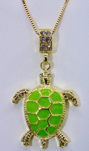 Green Turtle (24K Gold Filled)