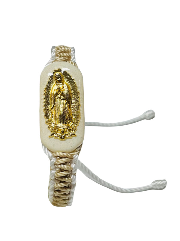 Our Lady of Guadalupe Knotted Rope Bracelet