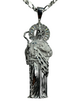 St Jude Pendant with Necklace (925 Sterling Silver)