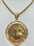 Centenario with 26" Rope Necklace (24K Gold Filled)