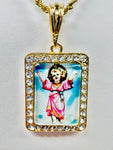 Divine Child Pendant w/ Rope Necklace (24K Gold Filled)