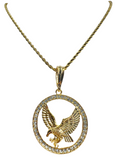 Eagle with Necklace (24K Gold Filled)