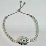 Evil Eye Bracelet (.925 Silver)