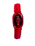 Santa Muerte Knotted Rope Bracelet