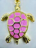 Pink Turtle (24K Gold Filled)