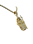 Holy Child of Atocha Pendant w/ 26" Rope Necklace (24K Gold Filled)