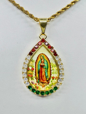 Our Lady of Guadalupe Necklace (24K Gold Filled)