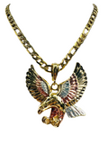 Eagle with 26" Necklace (24K Gold Filled)