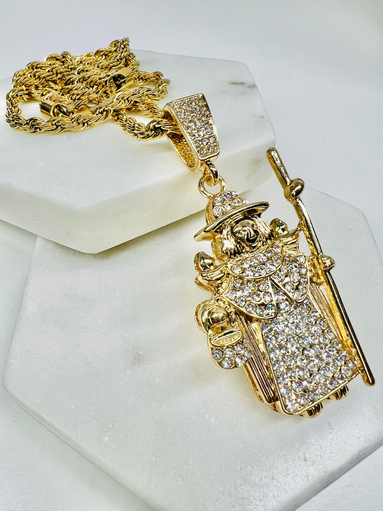 Santo nino de atocha 2025 gold pendant