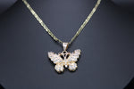 Butterfly with 22" Necklace (24K Gold Plated)