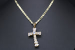 Cross with 22" Necklace (24K Gold Plated)
