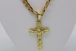 Cross Pendant with 26" Necklace (24K Gold Filled)