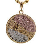 Aztec Calendar Necklace (24K Gold Filled)